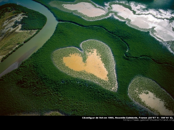 Coeur de Voh, Nouvelle-Calédonie, France...